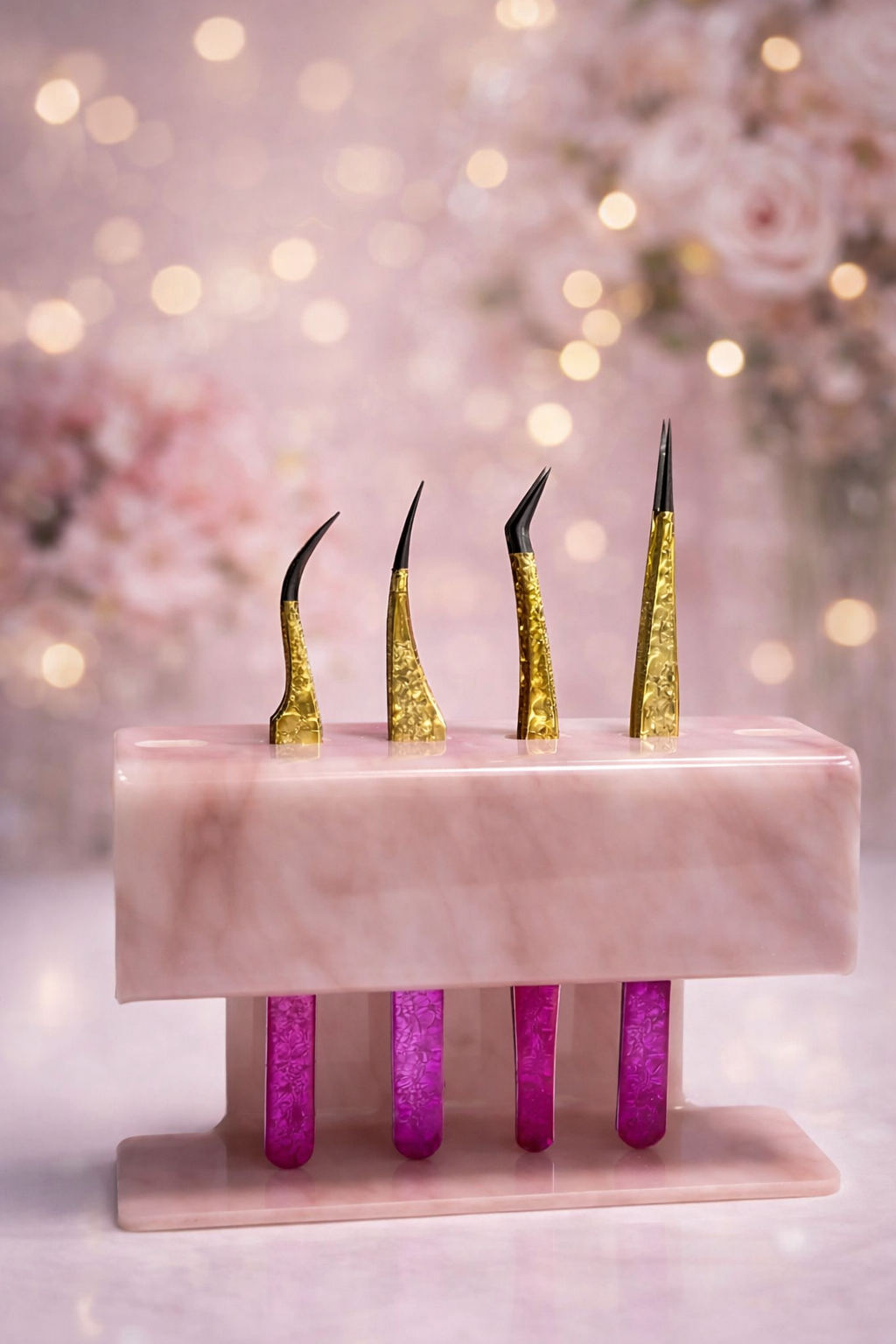 Marble tweezer holder