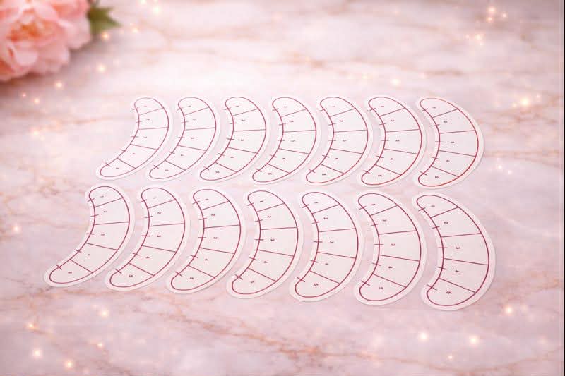 eyelash isolation and mapping pads