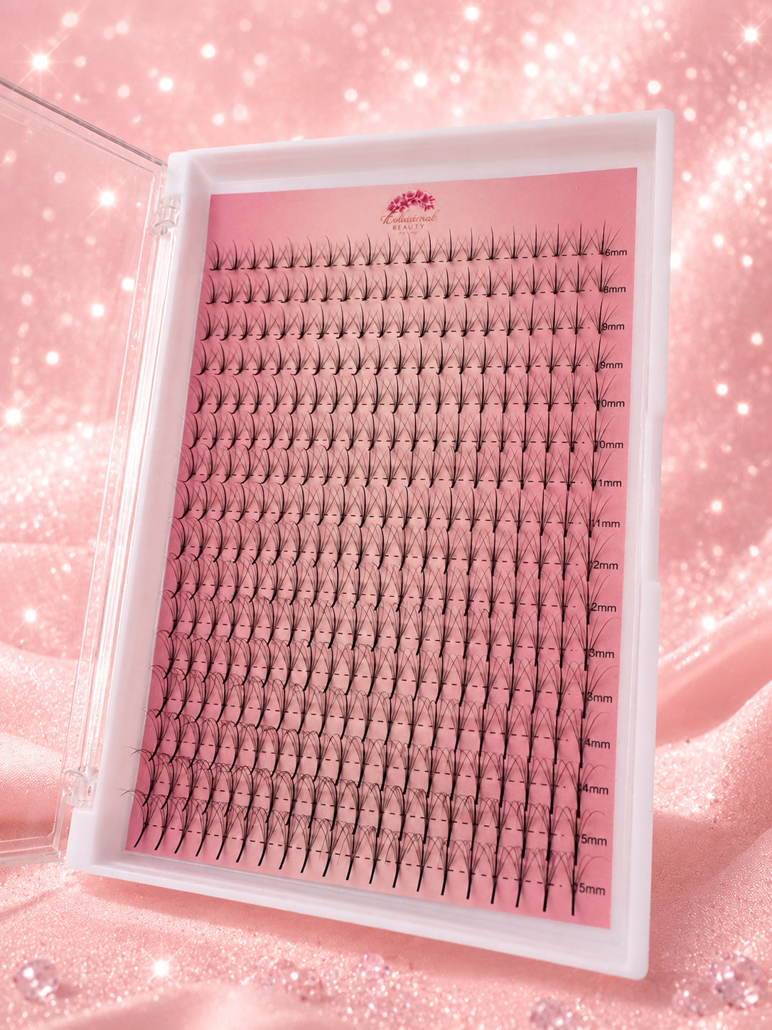 5D wispy collateral pro volume premade fans long stem (mixed tray)