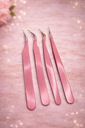 Eyelash Extension Tweezer Set - Pink