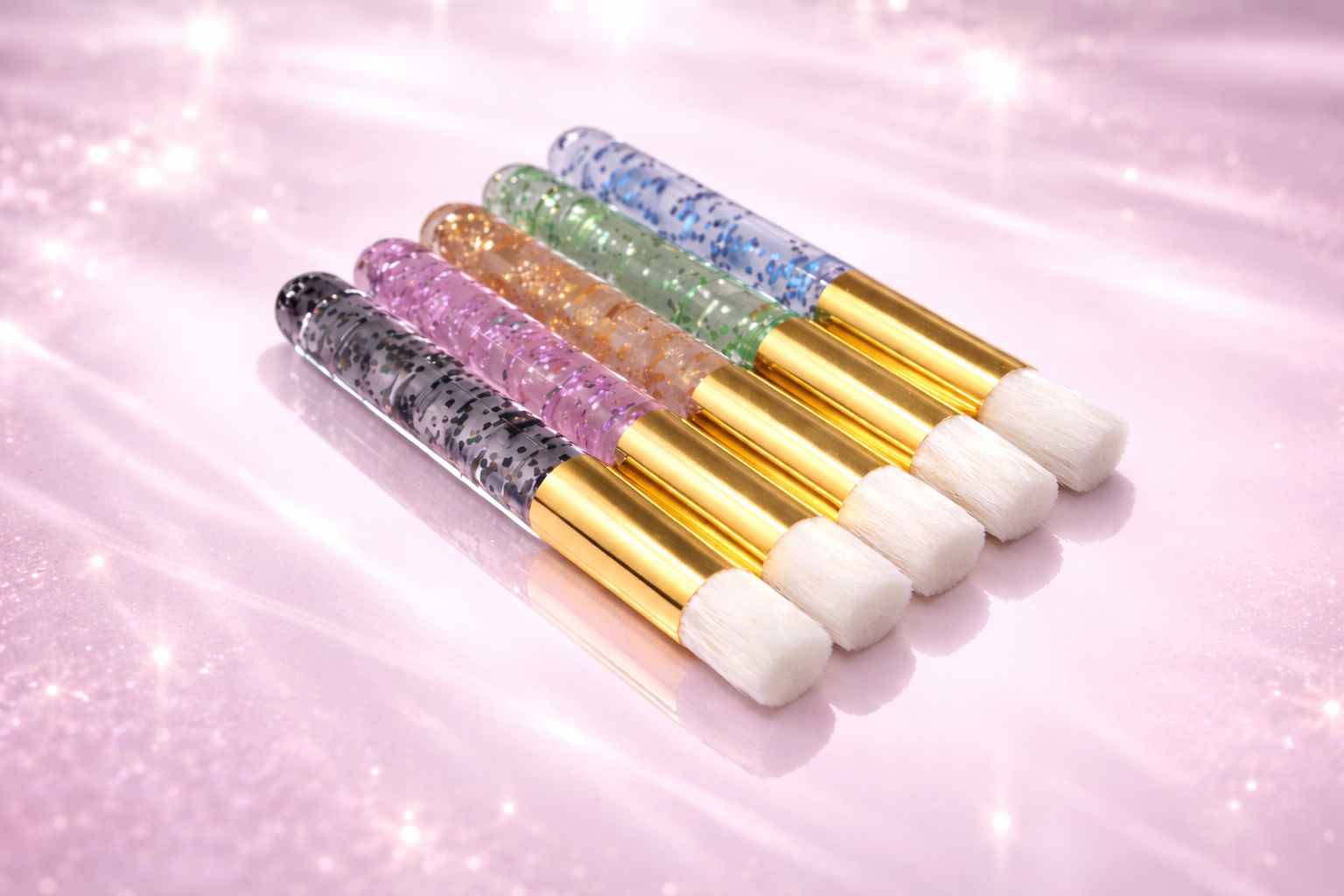 Lash cleansing brushes