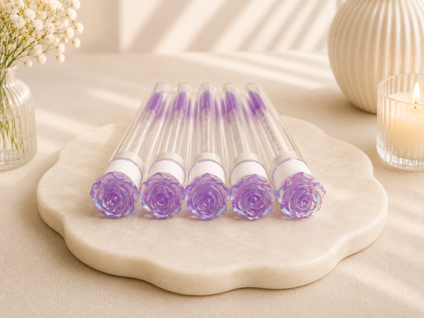 Deluxe lash wand tubes