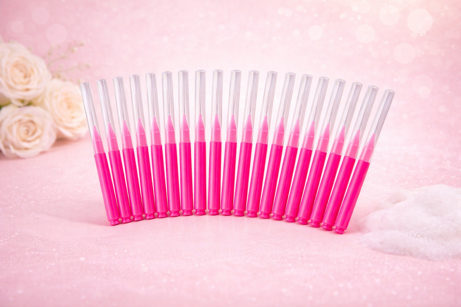 micro eyebrow brushes 20 pack