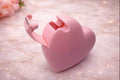 Heart shape eyelash extension tape holder & cuter