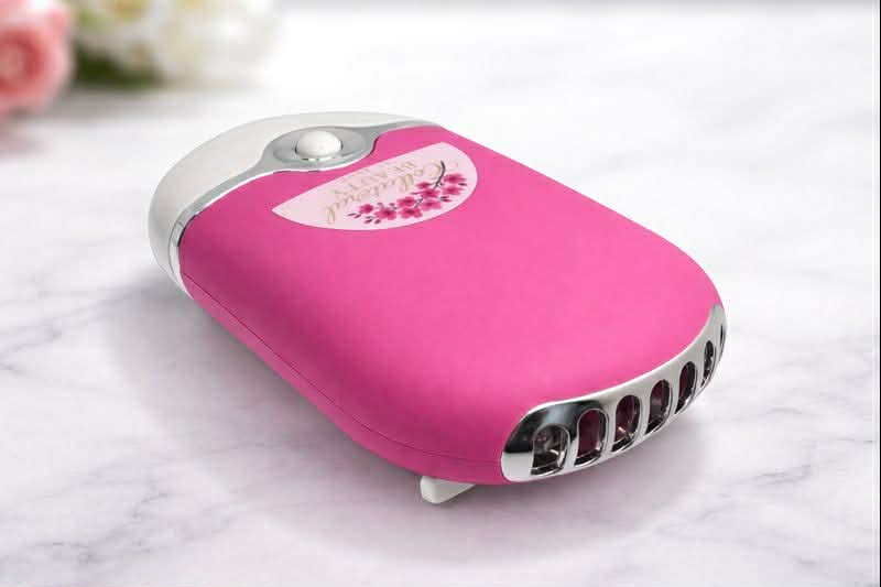 Hot pink eyelash fan