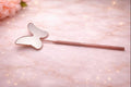 Pink butterfly mirror